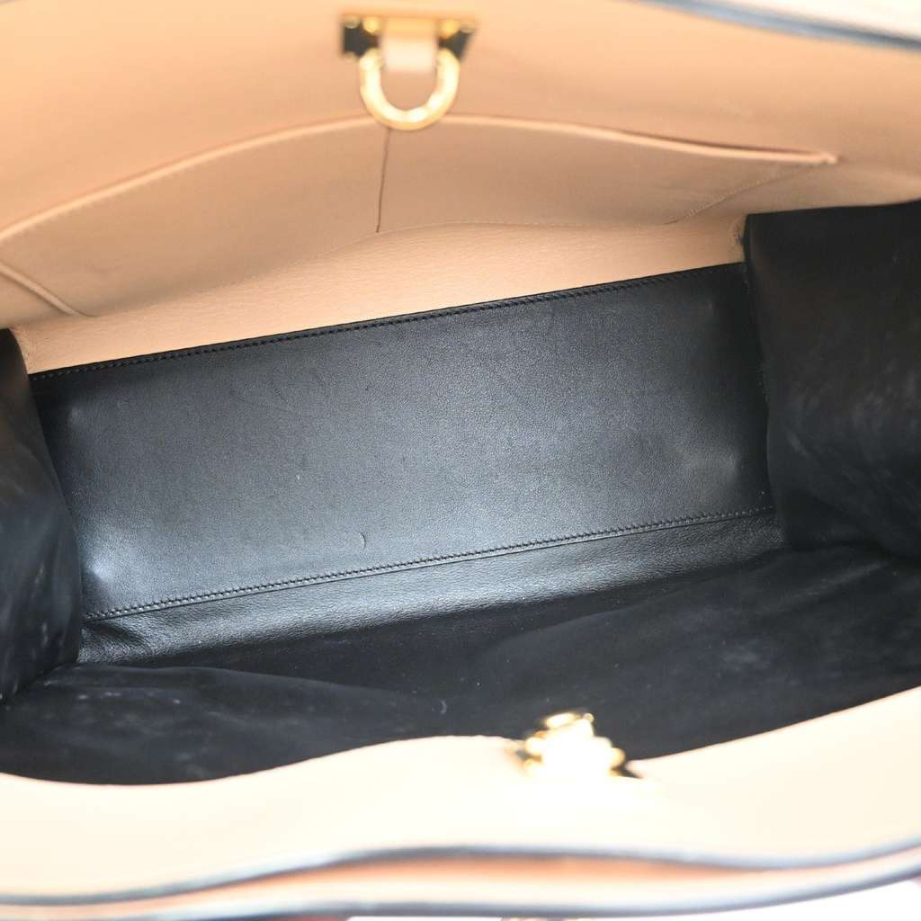 Louis Vuitton City Steamer Handbag Black Leather Good condition - Box View