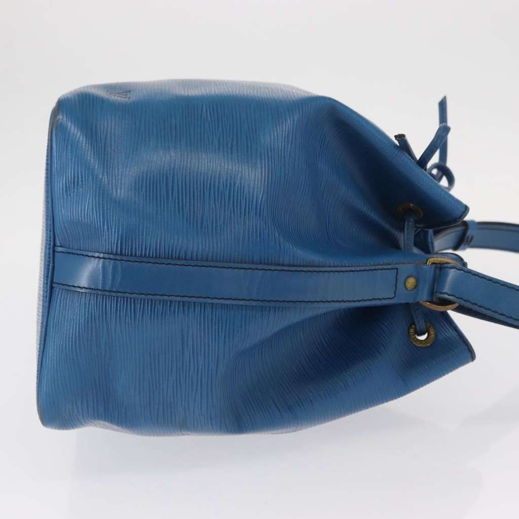 Louis Vuitton Petit Noe Handbag Blue Leather Fair condition - Inside View