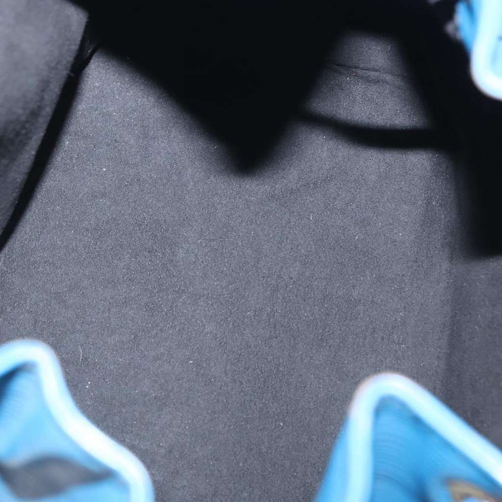 Louis Vuitton Petit Noe Handbag Blue Leather Fair condition - Box View