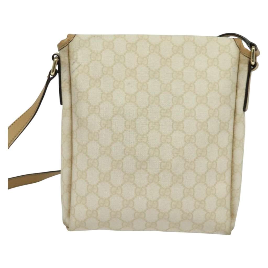 Gucci Flap Messenger White Good condition - Back View