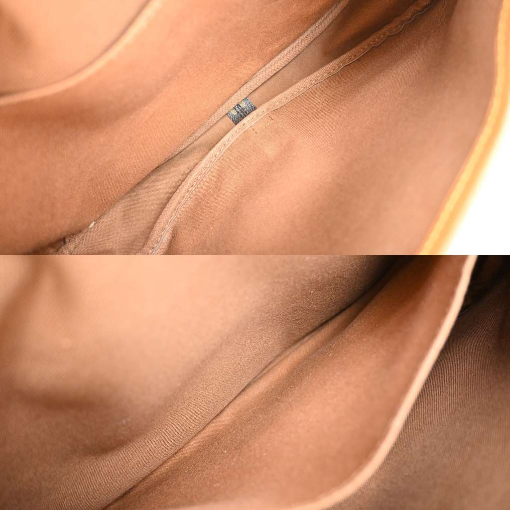 Louis Vuitton Saumur Handbag Brown Canvas Good condition - Box View