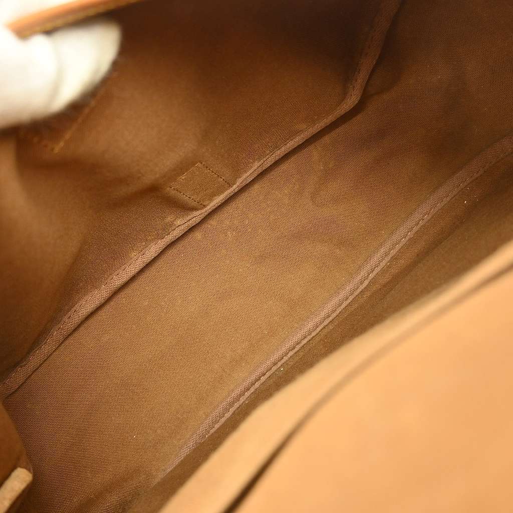 Louis Vuitton Saumur Handbag Brown Canvas Fair condition - Inside View