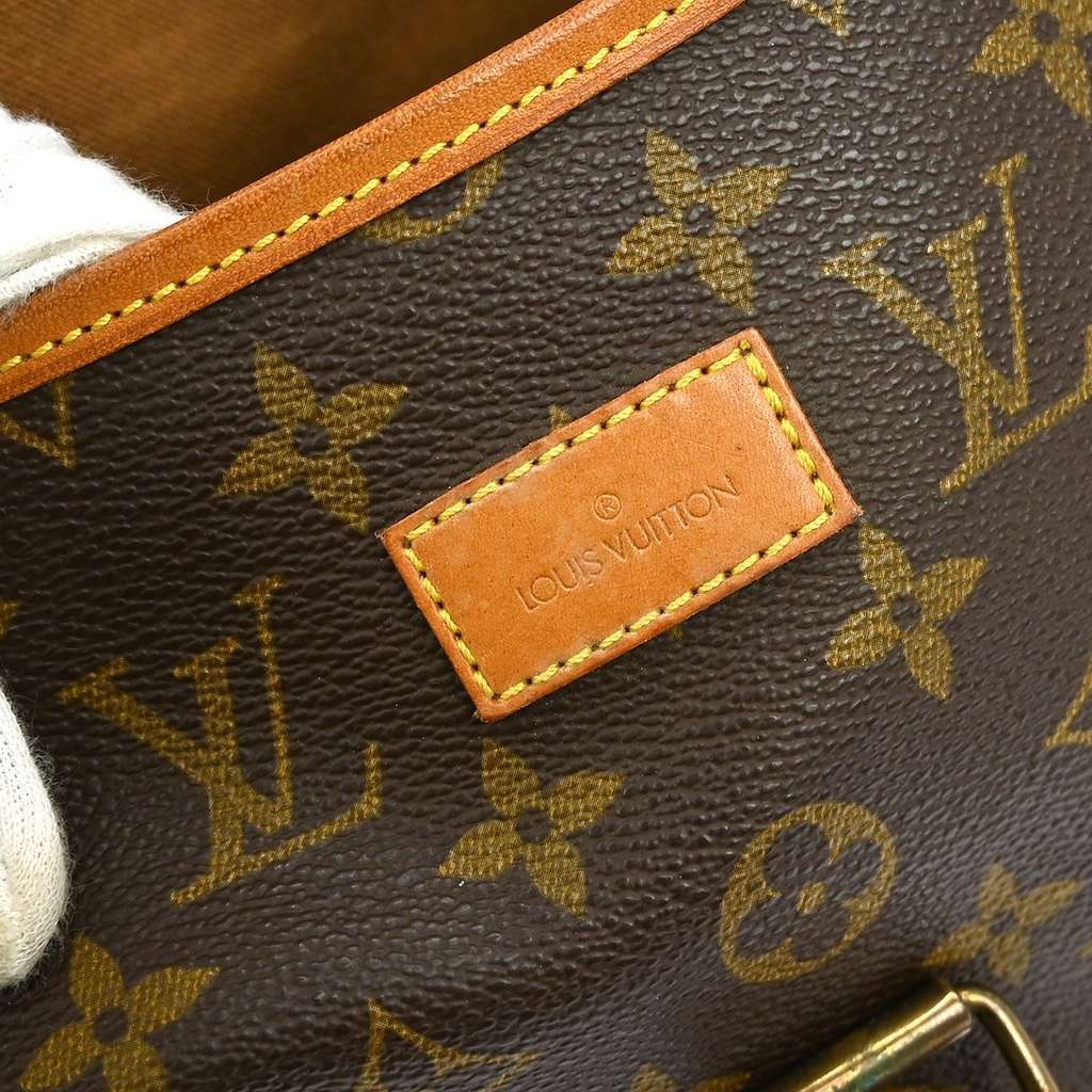 Louis Vuitton Saumur Handbag Brown Canvas Fair condition - Box View