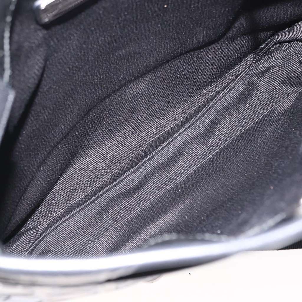 Salvatore Ferragamo Gancini Shoulder Bag Black Good condition - Box View