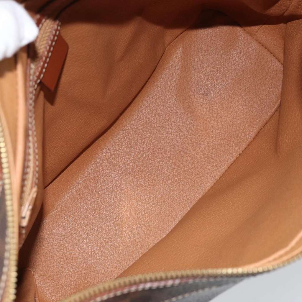 Celine Vintage Macadam Shoulder Bag Brown Canvas Fair condition - Box View