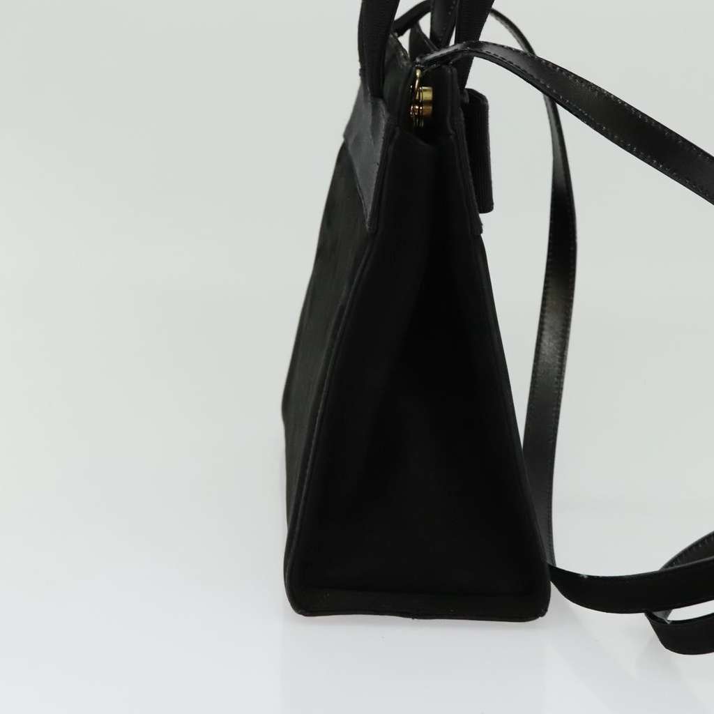 Salvatore Ferragamo Convertible Vara Bow Tote Black Suede Good condition - Inside View