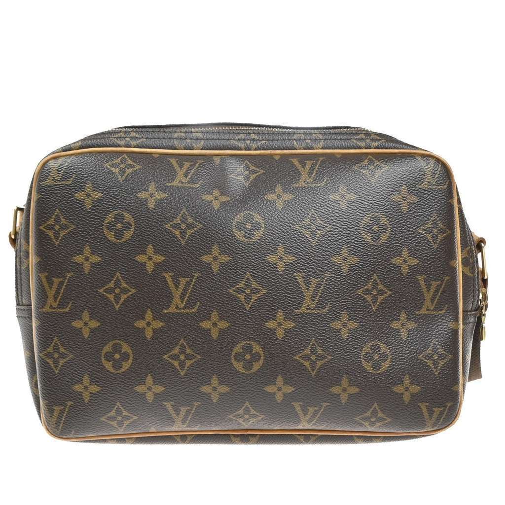 Louis Vuitton Reporter Bag Brown Canvas Fair condition - Back View