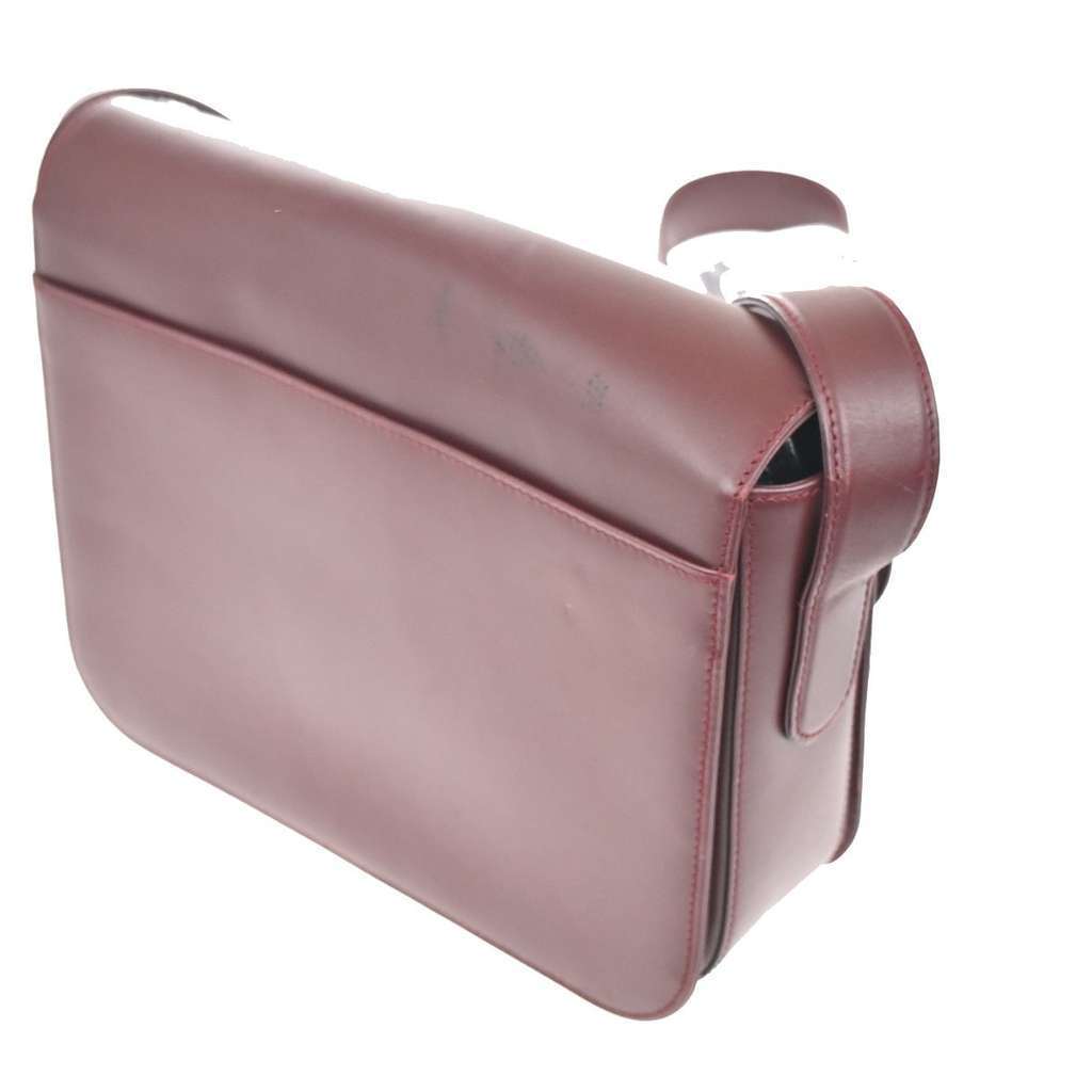 Cartier Must de Cartier Shoulder Bag Burgundy Leather Good condition - Model View
