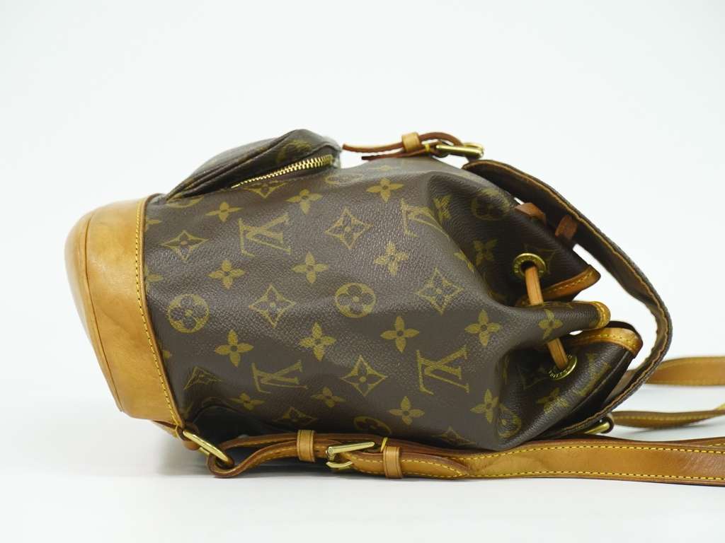 Louis Vuitton Vintage Montsouris Backpack Brown Canvas Fair condition - Inside View