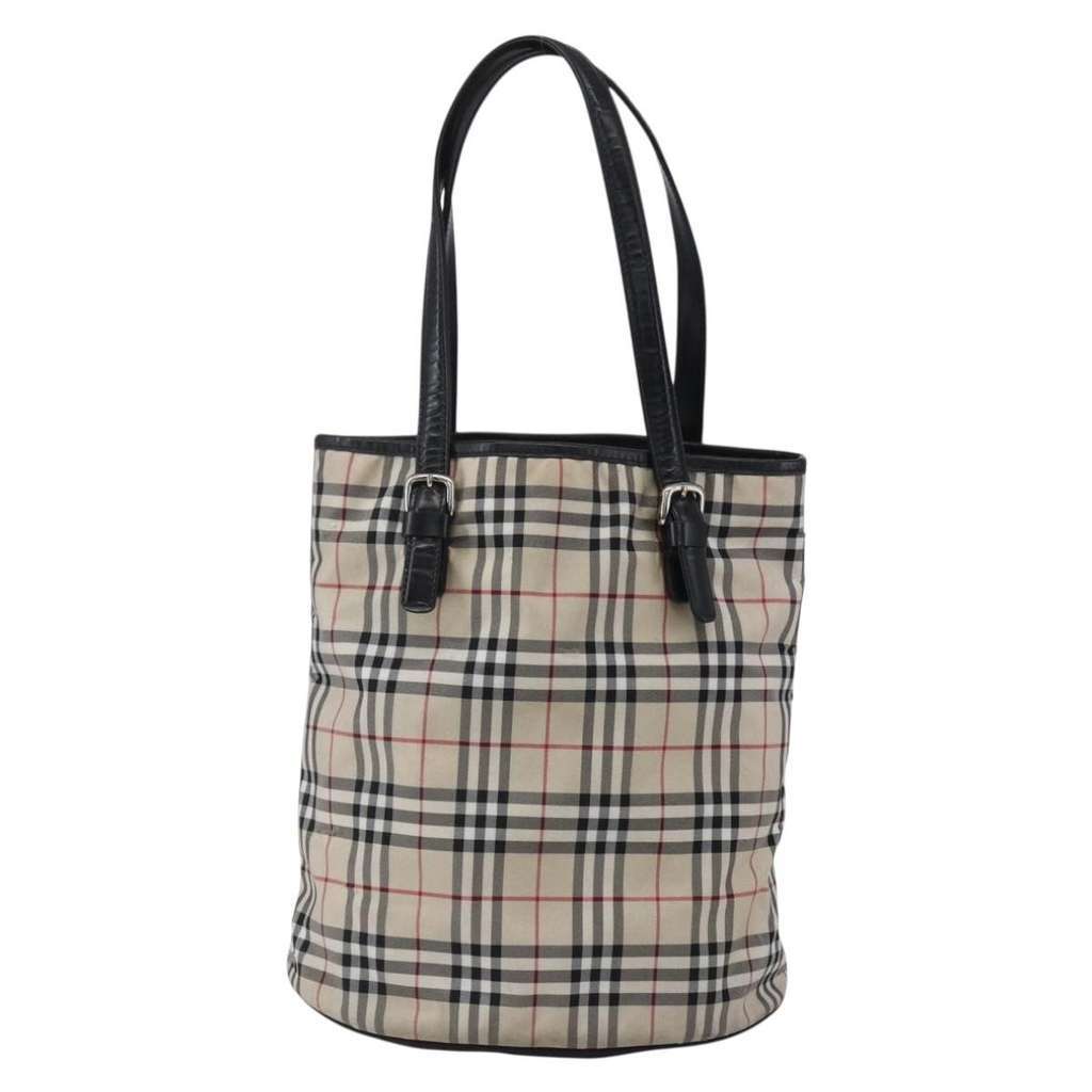 Burberry Nova Check Tote Beige Good condition - Back View
