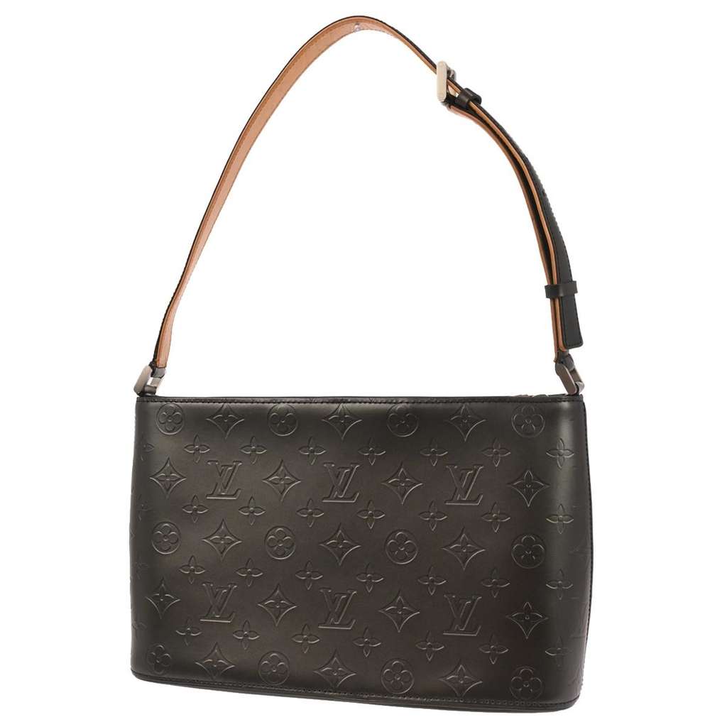 Louis Vuitton Mat Allston Handbag Black Good condition - Back View