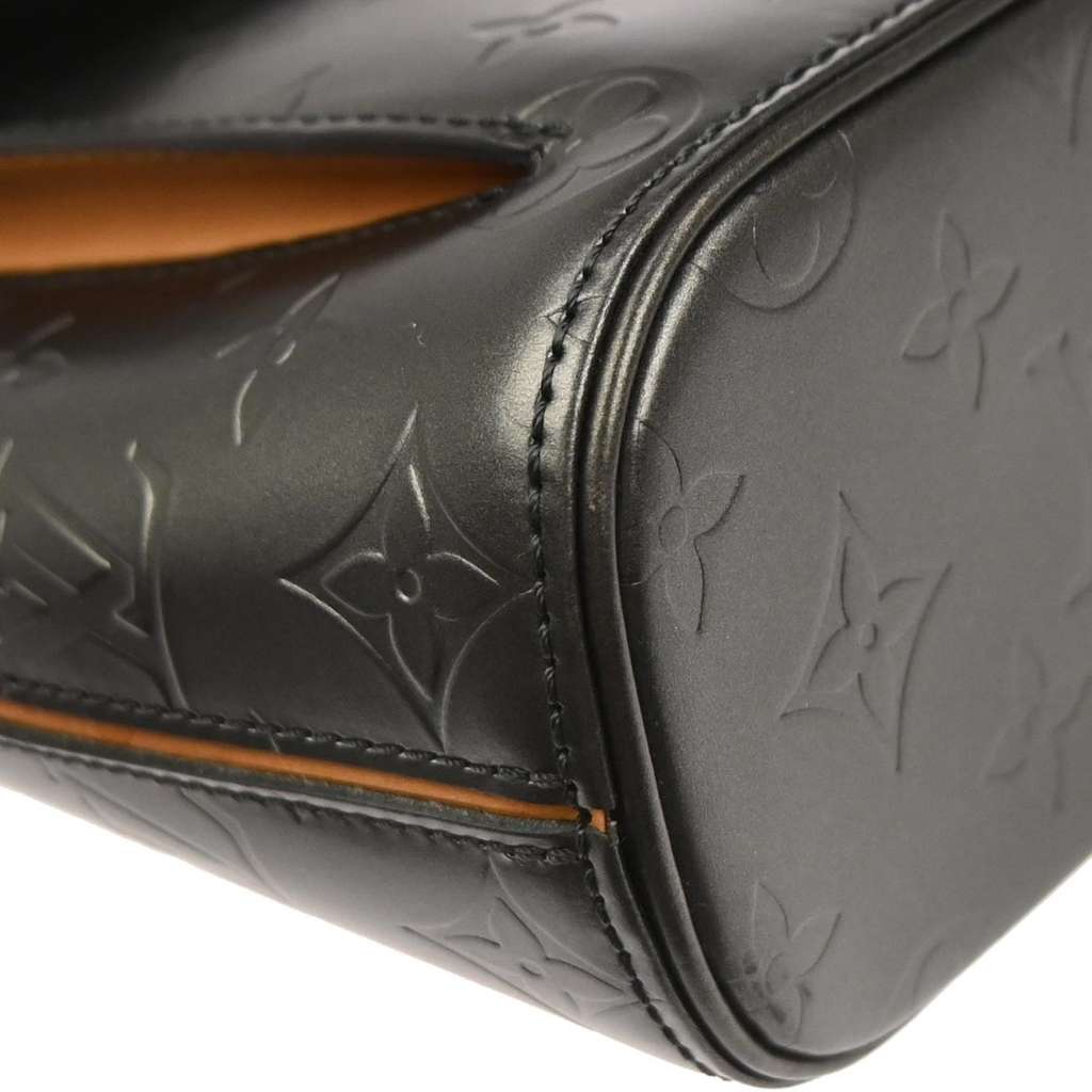Louis Vuitton Mat Allston Handbag Black Good condition - Model View
