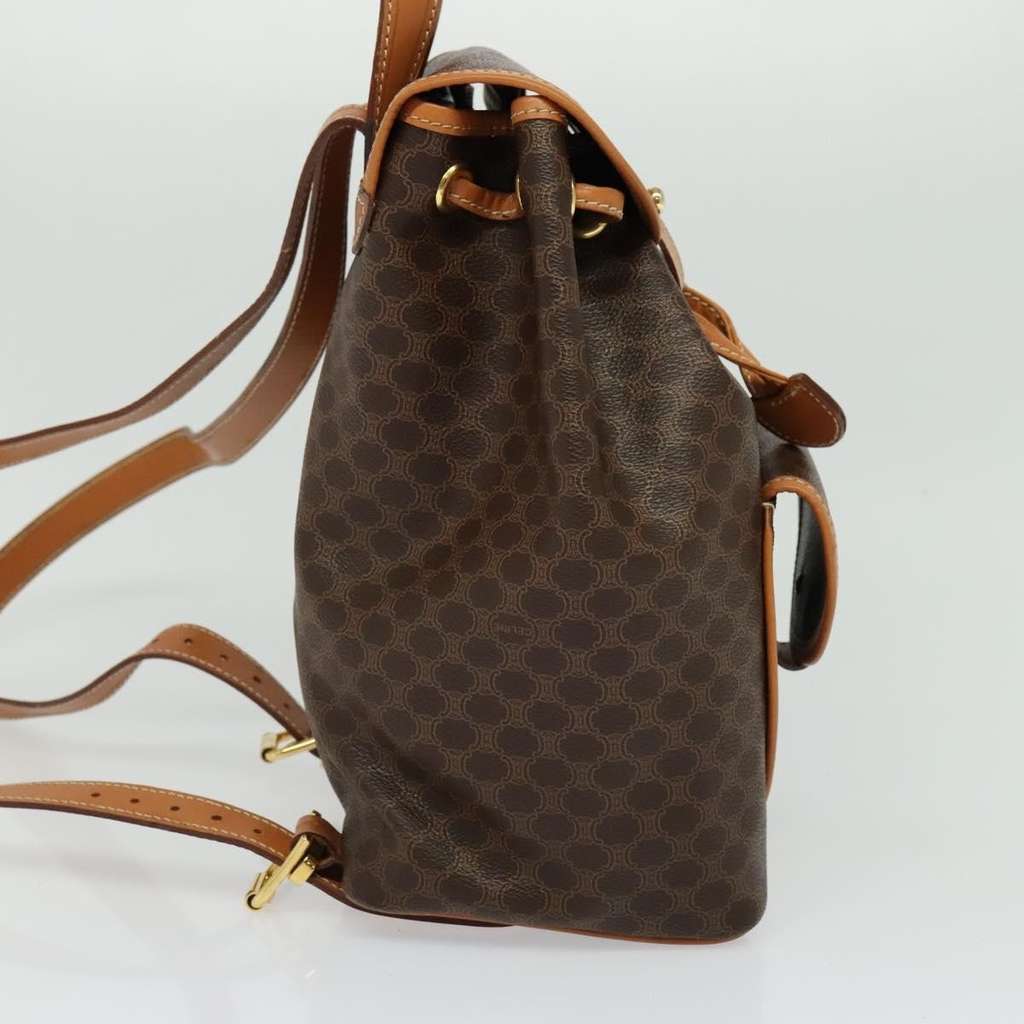 Celine Vintage Macadam Backpack Brown Good condition - Model View