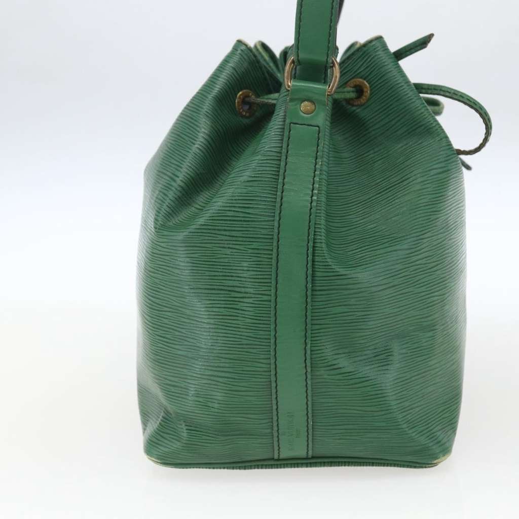 Louis Vuitton Petit Noe Handbag Green Leather Fair condition - Inside View
