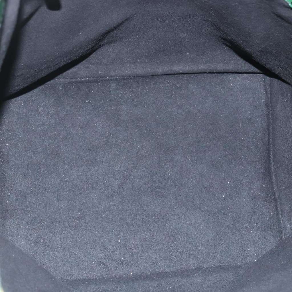 Louis Vuitton Petit Noe Handbag Green Leather Fair condition - Box View