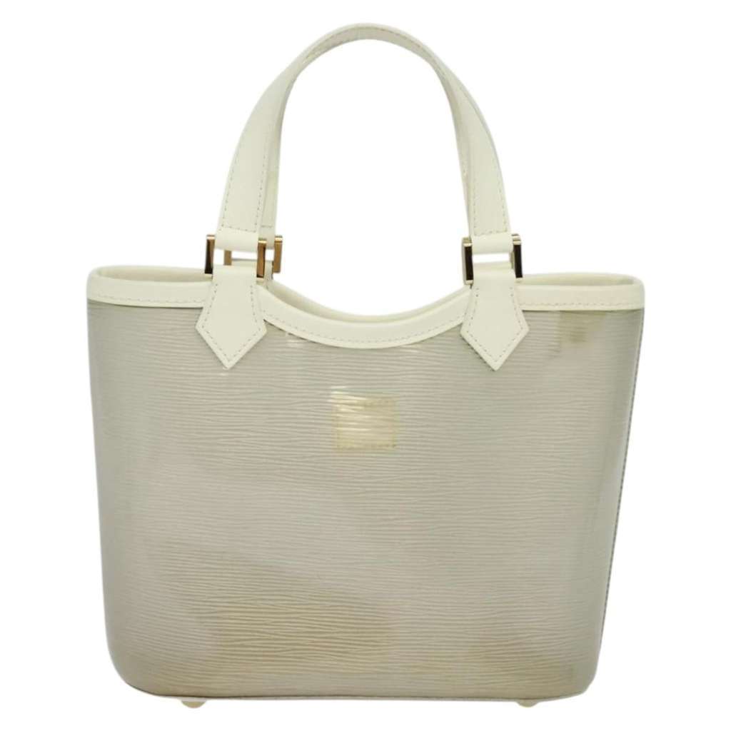 Louis Vuitton Plage Lagoon Bay Handbag White Plastic Good condition - Back View