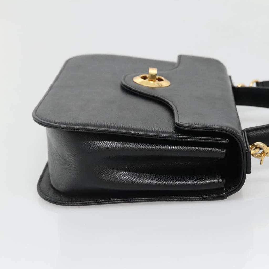 Givenchy Top Handle Messenger Bag Black Leather Good condition - Model View