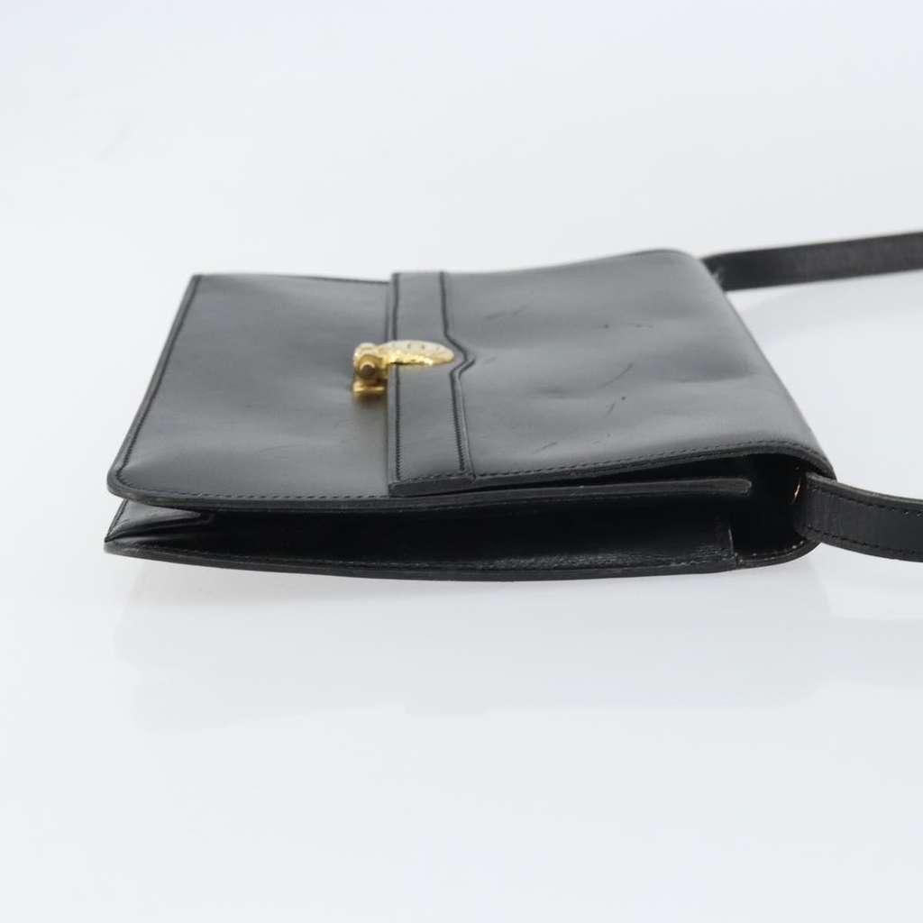 Christian Dior Vintage Shoulder Bag Black Leather Fair condition - Inside View