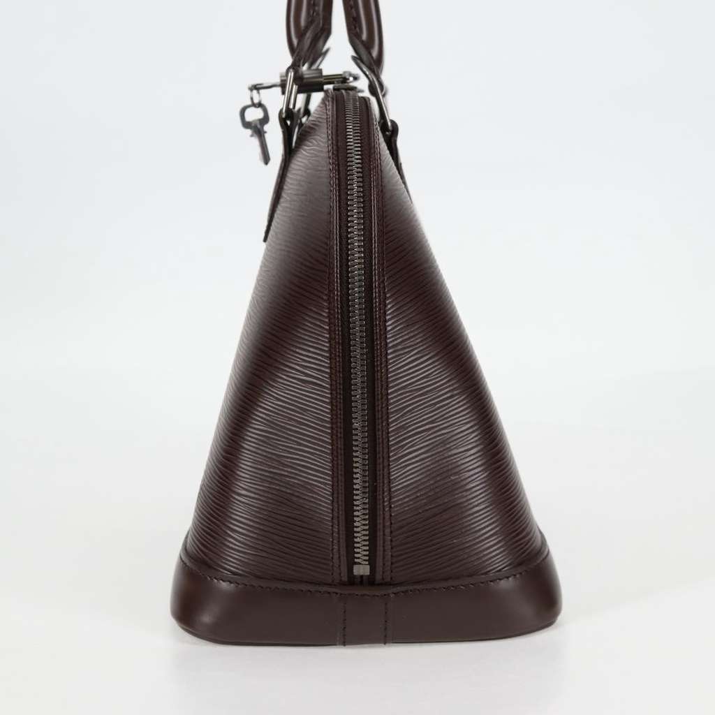 Louis Vuitton Alma Handbag Brown Leather Very good condition - Inside View