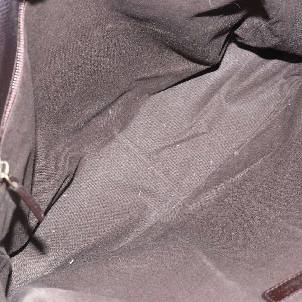 Salvatore Ferragamo Vintage Shoulder Bag Brown Leather Good condition - Box View