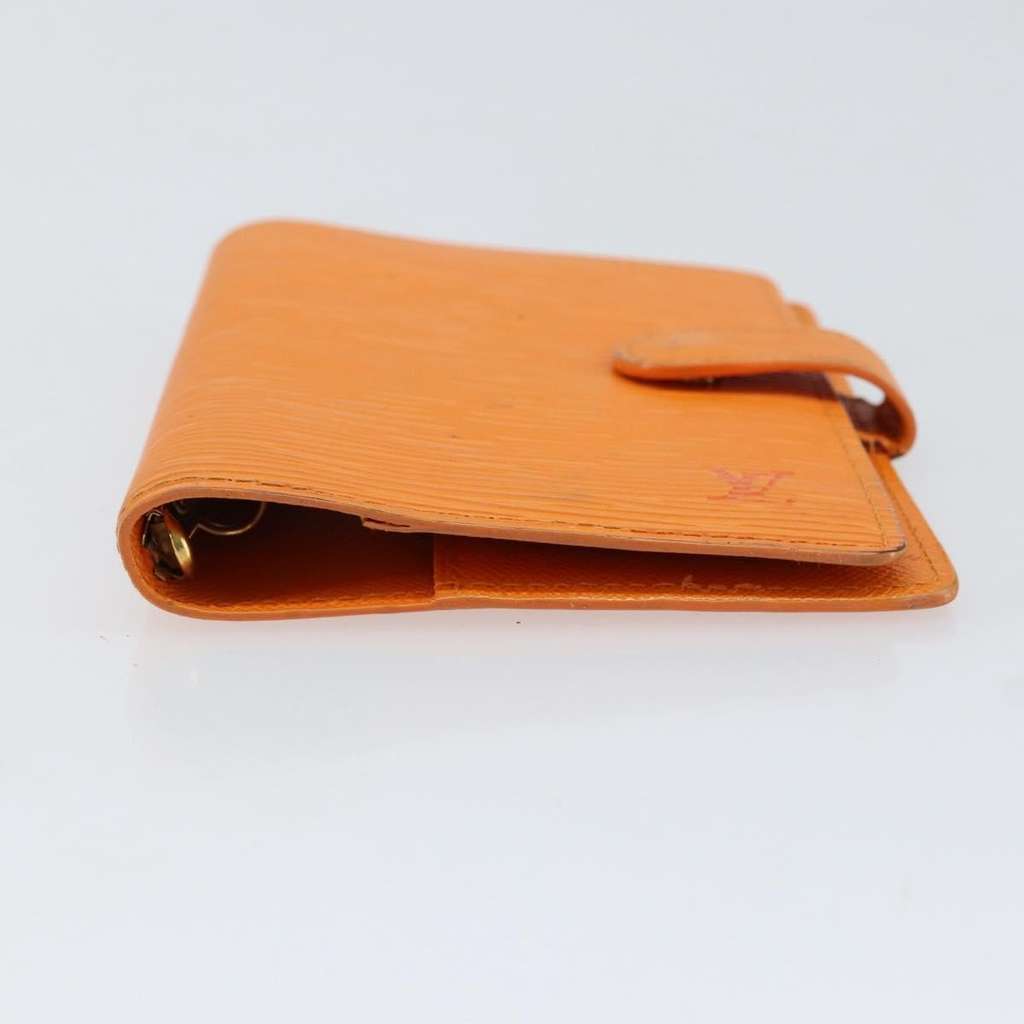 Louis Vuitton Agenda Cover Orange Leather Good condition - Inside View
