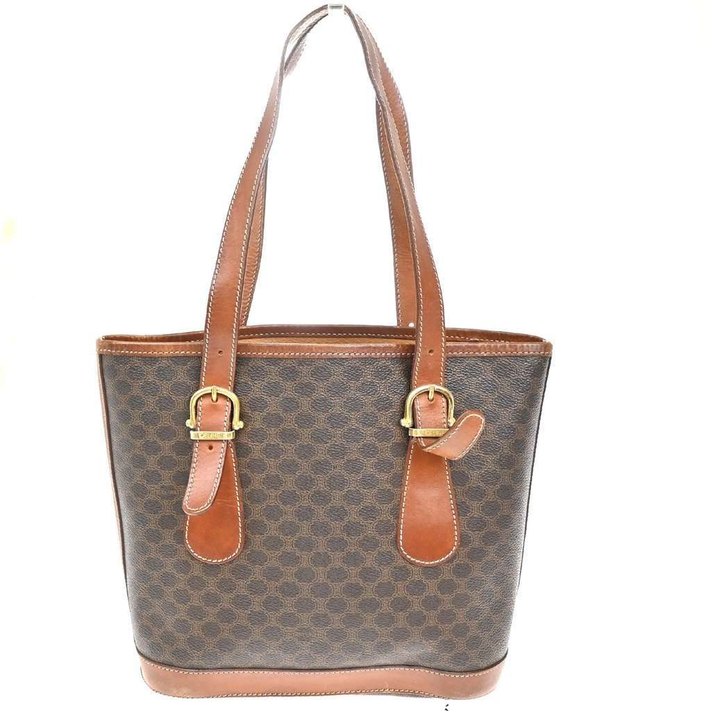 Celine Vintage Macadam Tote bag Brown Good condition - Back View