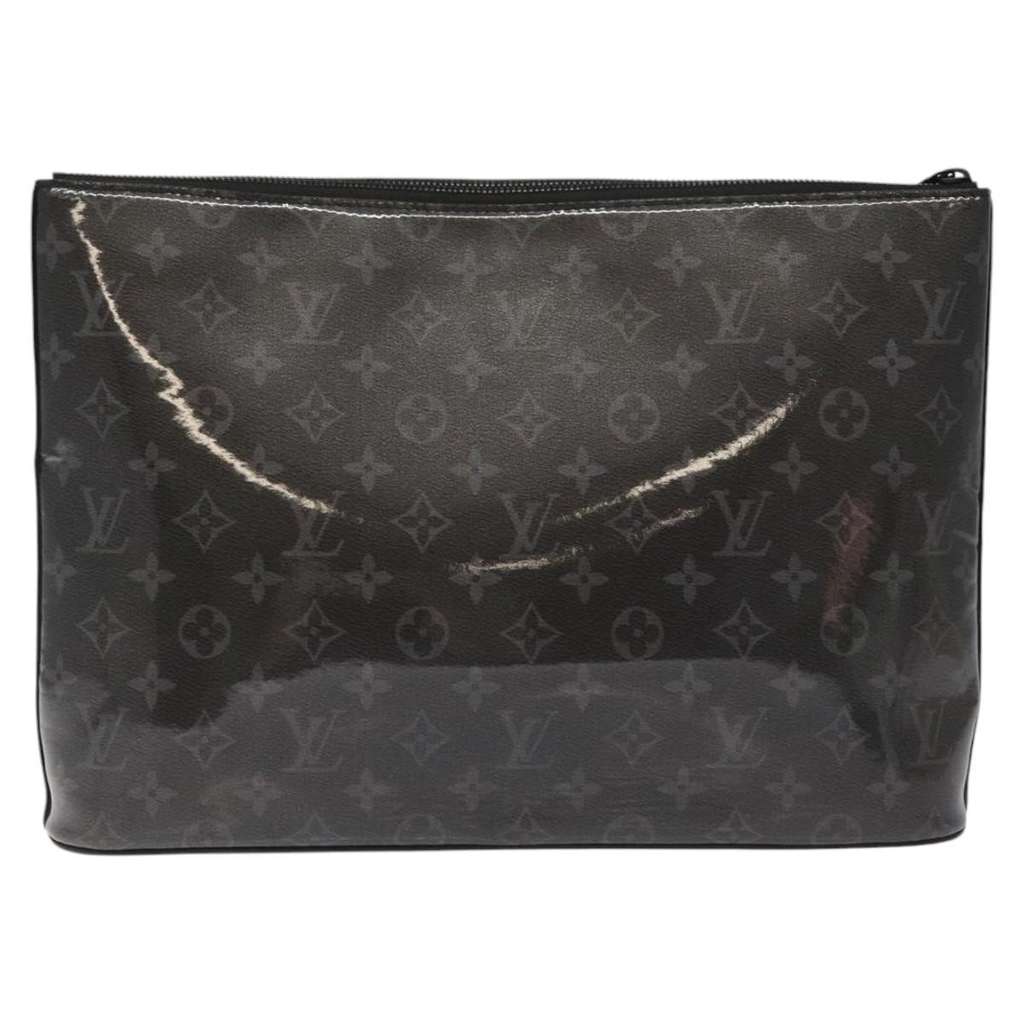 Louis Vuitton Pochette Cosmos Black Canvas Good condition - Back View