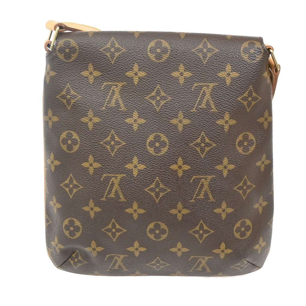 Louis Vuitton Musette Salsa Handbag Brown Canvas Good condition - Back View