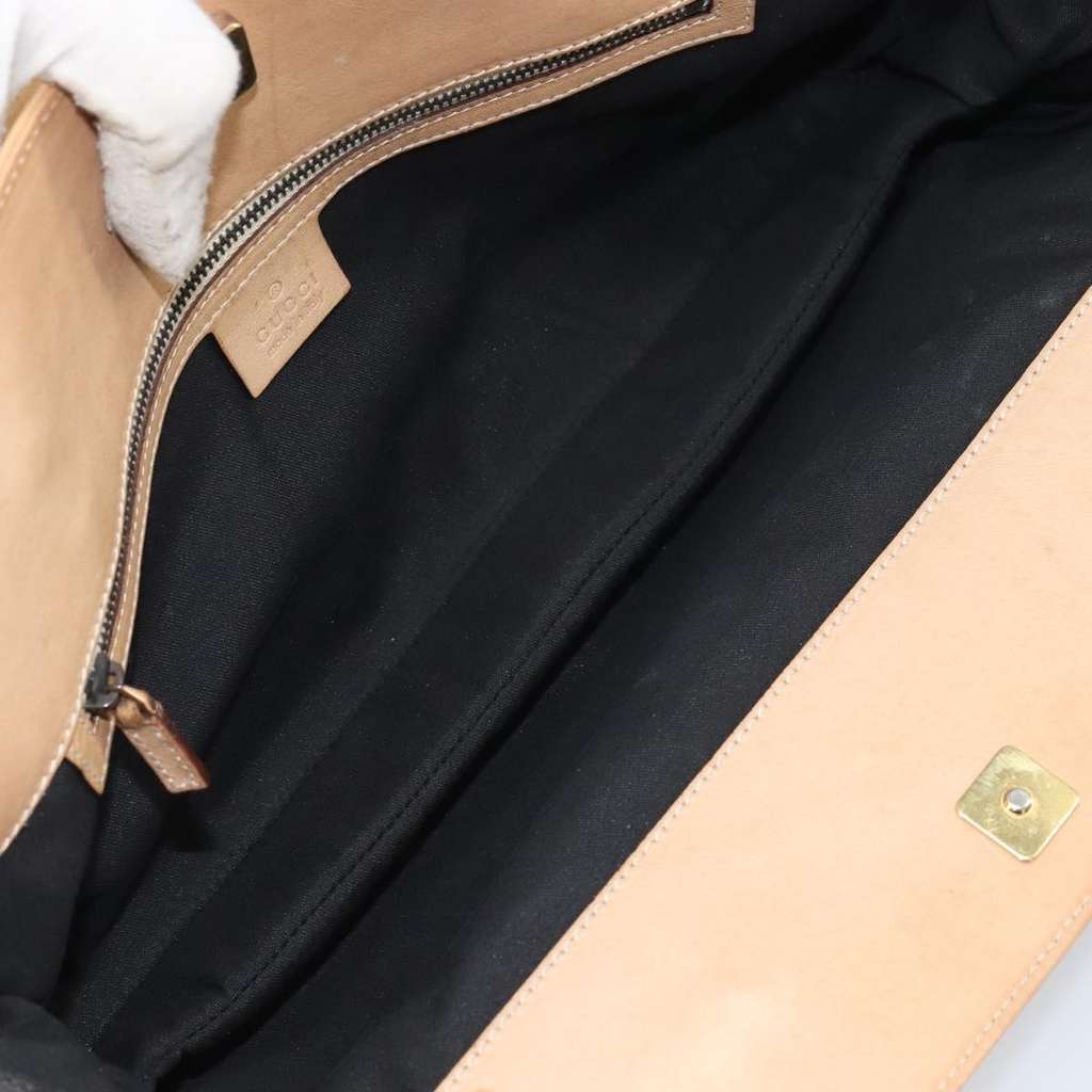 Gucci Horsebit Bracket Tote Black Canvas Good condition - Box View