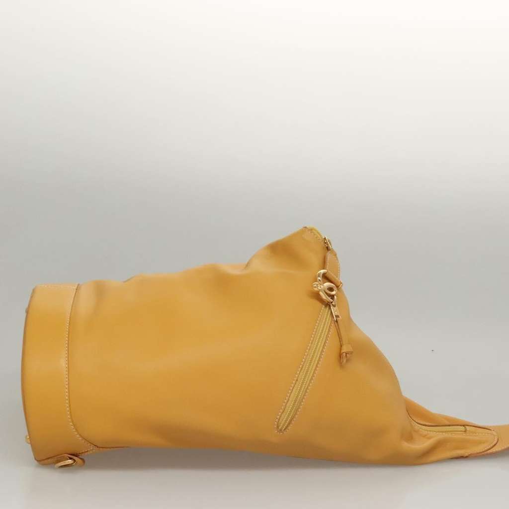 Loewe Anton Sling Bag Yellow Leather Good condition - Inside View