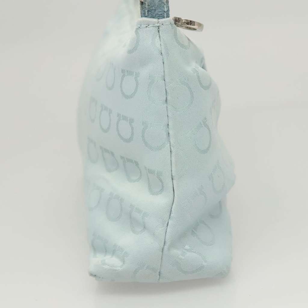 Salvatore Ferragamo Vintage Gancini Pochette Blue Good condition - Model View