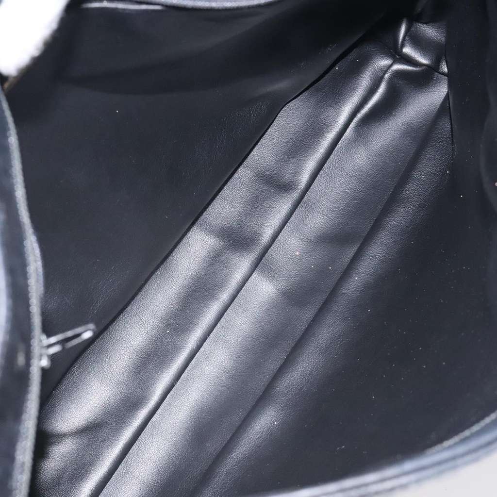 Bally Vintage Chain Shoulder Bag Black Leather Good condition - Box View