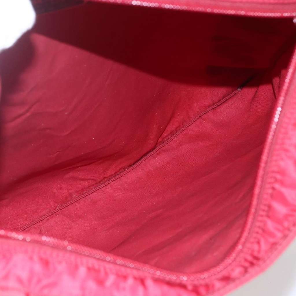 Prada Zip Top Messenger Bag Red Good condition - Box View