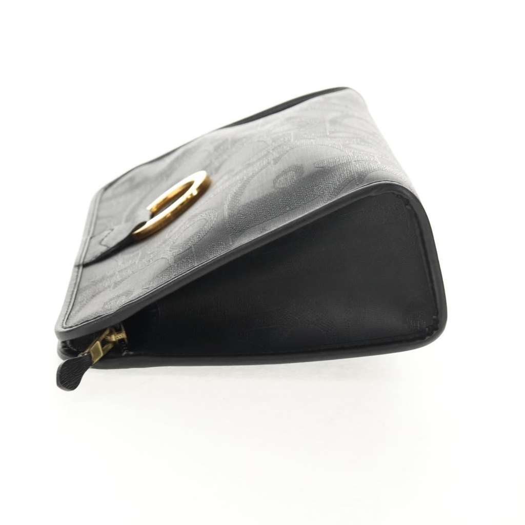 Christian Dior Vintage Trotter Pouch Black Good condition - Inside View