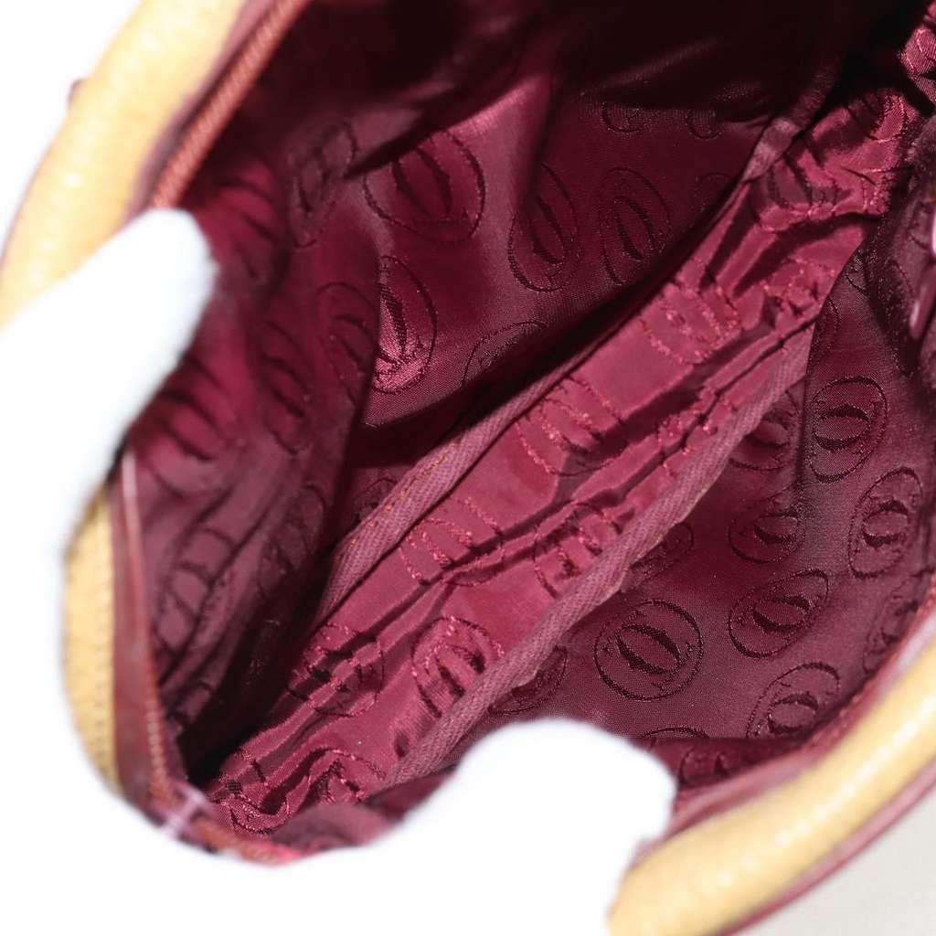 Cartier Tasseled Must de Cartier Crossbody Bag Brown Leather Good condition - Box View