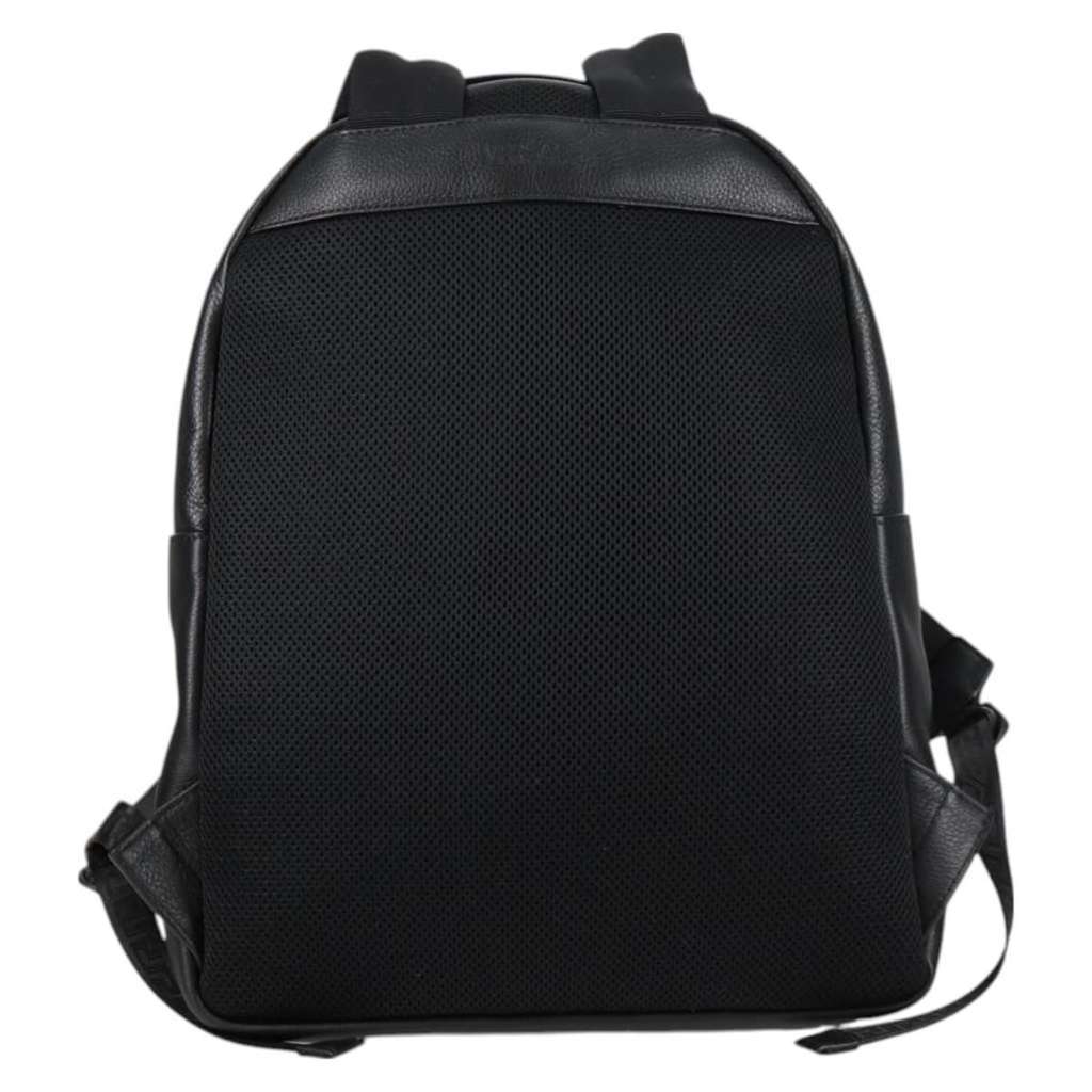 Versace Medusa Zip Backpack Black Leather Very good condition - Back View