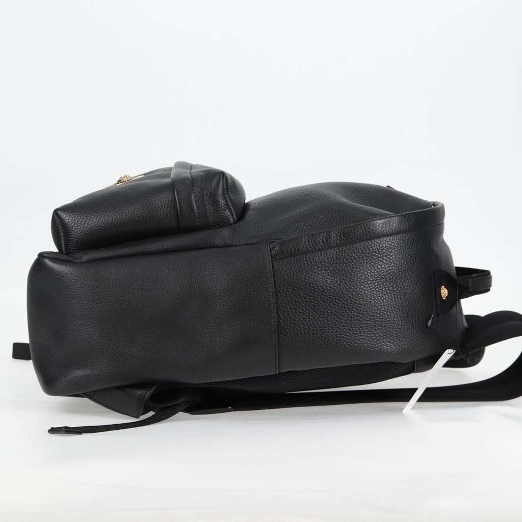 Versace Medusa Zip Backpack Black Leather Very good condition - Model View