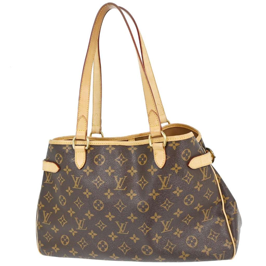 Louis Vuitton Batignolles Handbag Brown Canvas Good condition - Back View