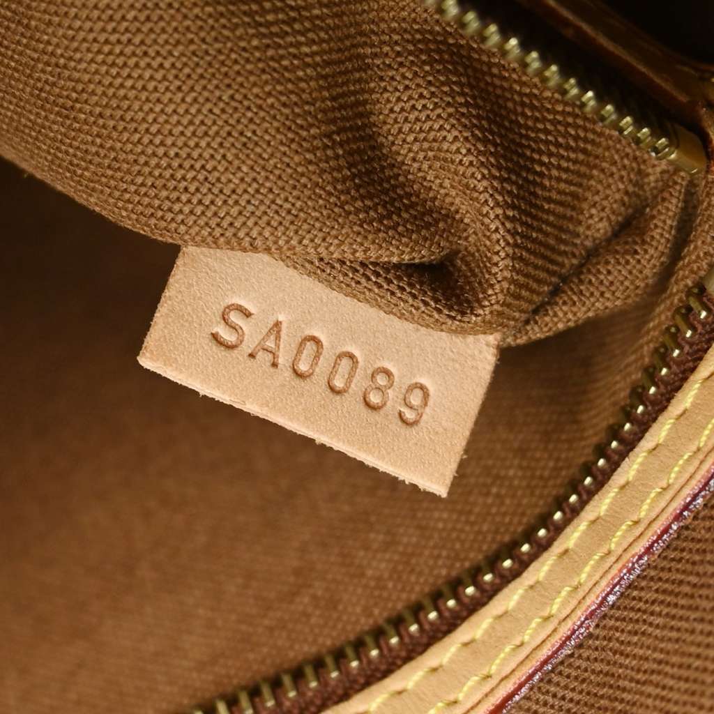 Louis Vuitton Batignolles Handbag Brown Canvas Good condition - Box View