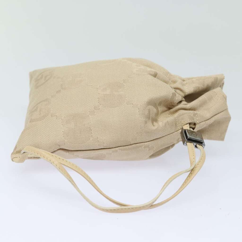 Gucci GG canvas pouch Beige Canvas Good condition - Inside View