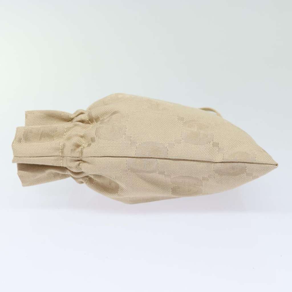 Gucci GG canvas pouch Beige Canvas Good condition - Model View