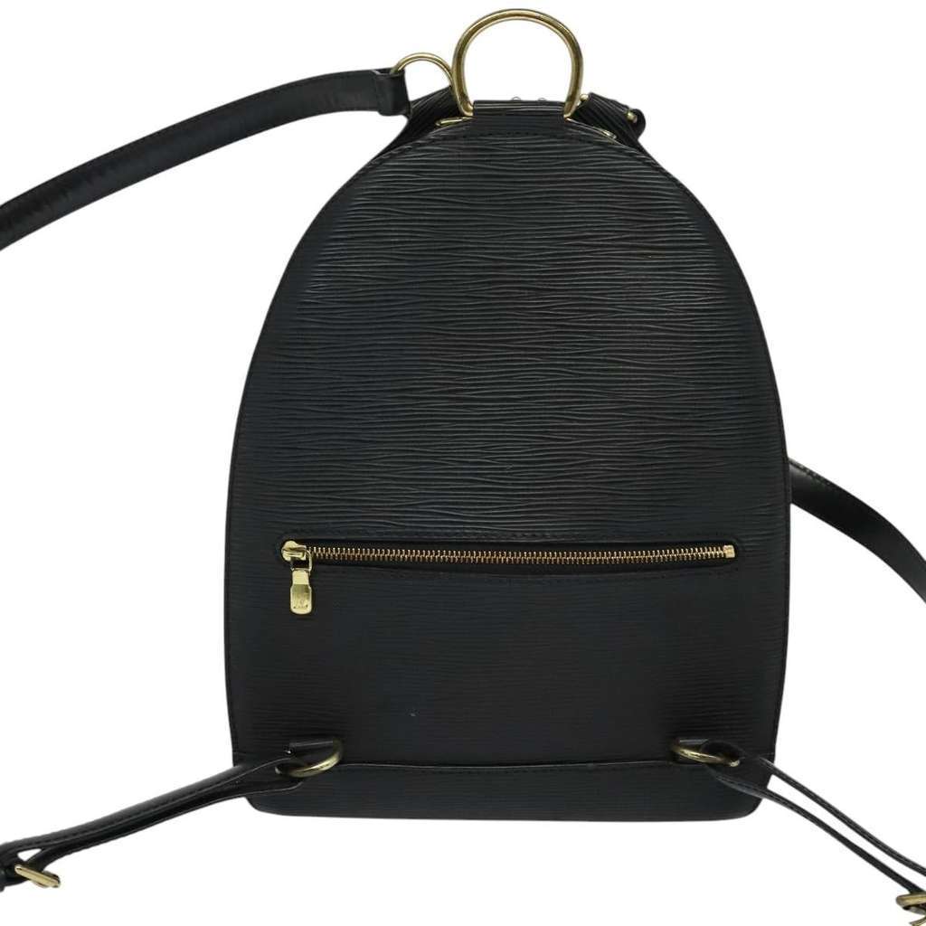 Louis Vuitton Mabillon Backpack Black Leather Good condition - Back View
