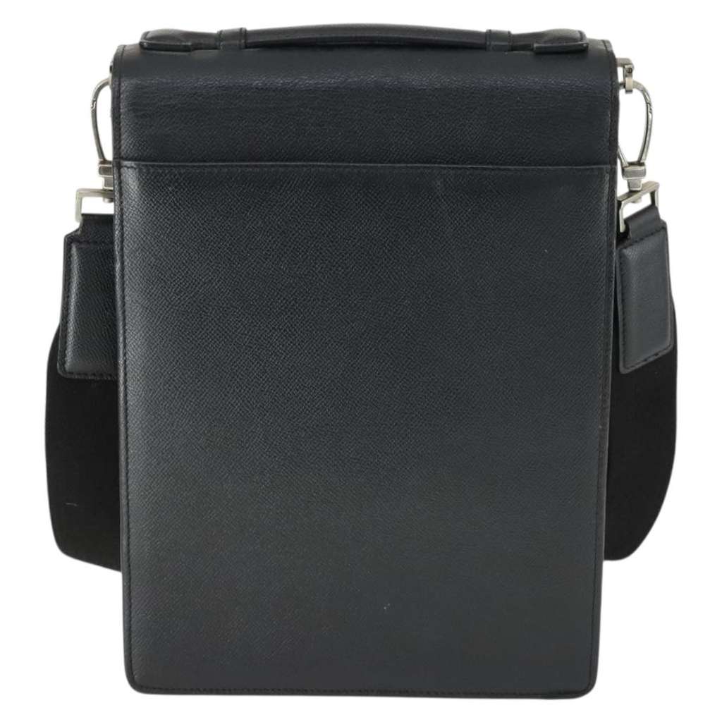 Bally Vintage Shoulder Bag Black Leather Good condition - Back View