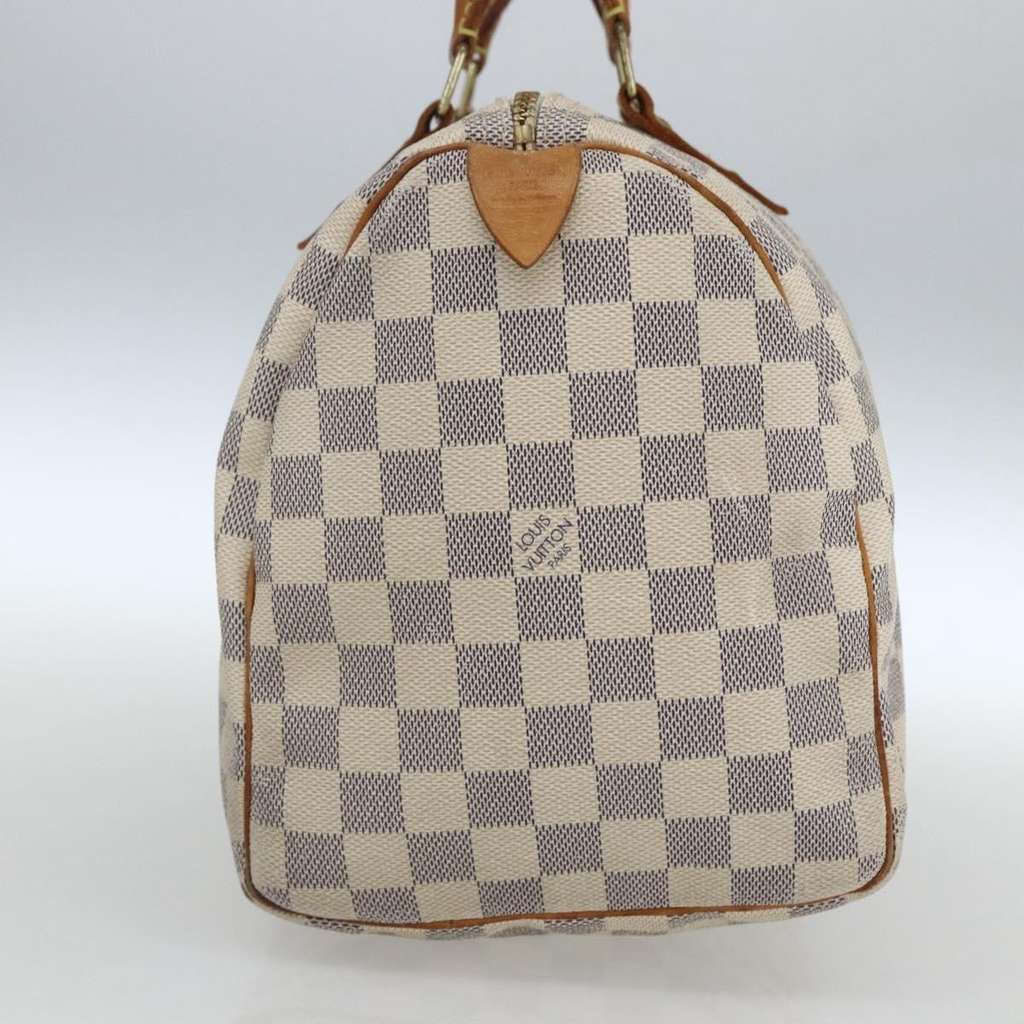 Louis Vuitton Speedy Handbag White Canvas Fair condition - Inside View