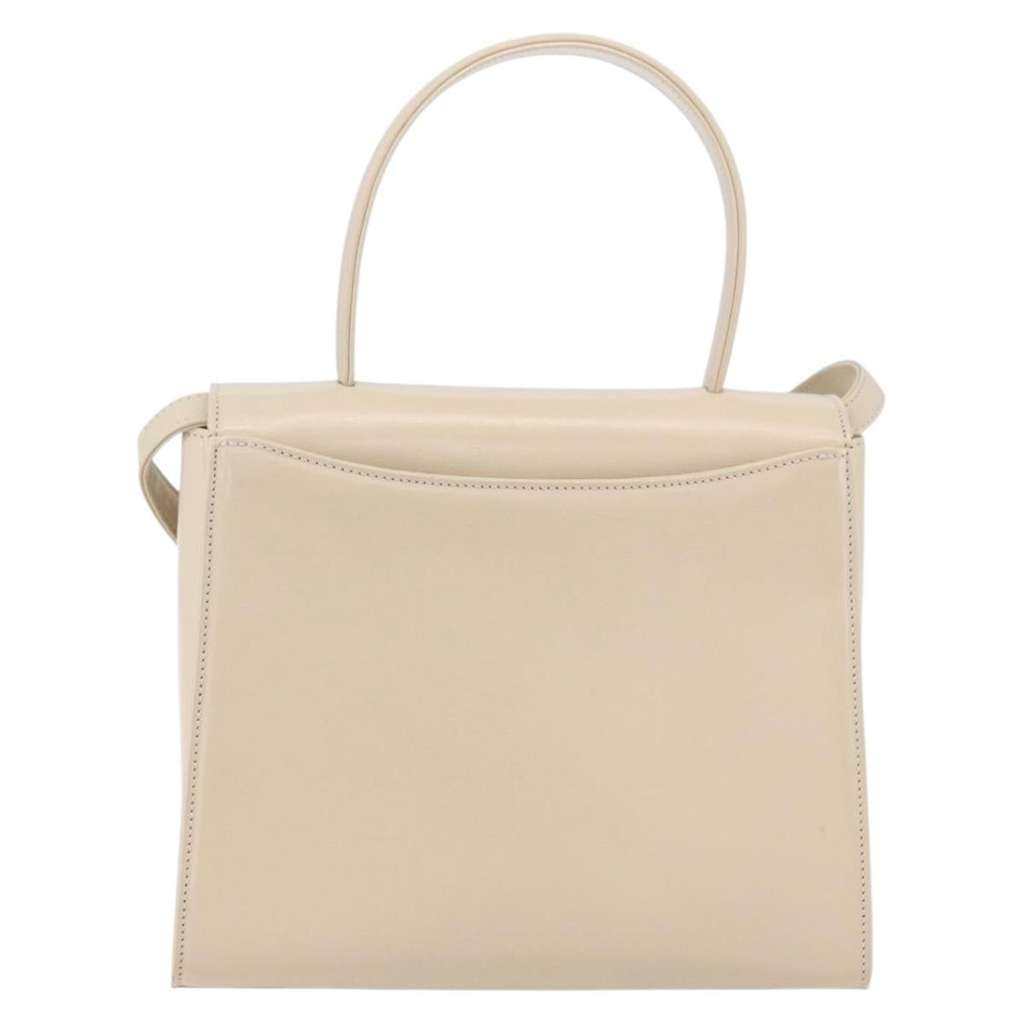 Givenchy Vintage 4G handbag Beige Leather Good condition - Back View