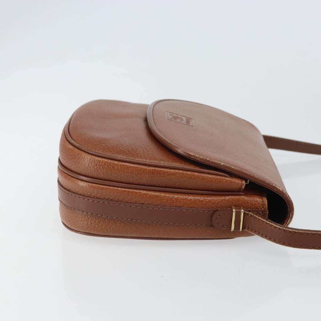 Burberry Vintage Shoulder Bag Brown Leather Good condition - Inside View