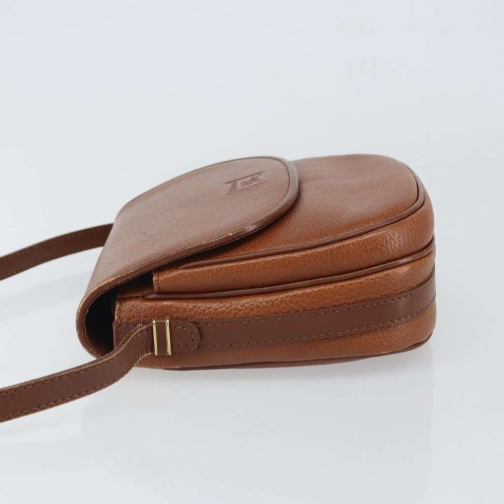 Burberry Vintage Shoulder Bag Brown Leather Good condition - Model View