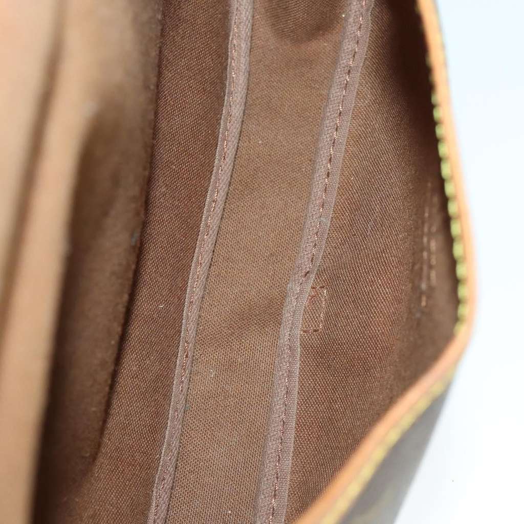 Louis Vuitton Saumur Handbag Brown Canvas Good condition - Box View