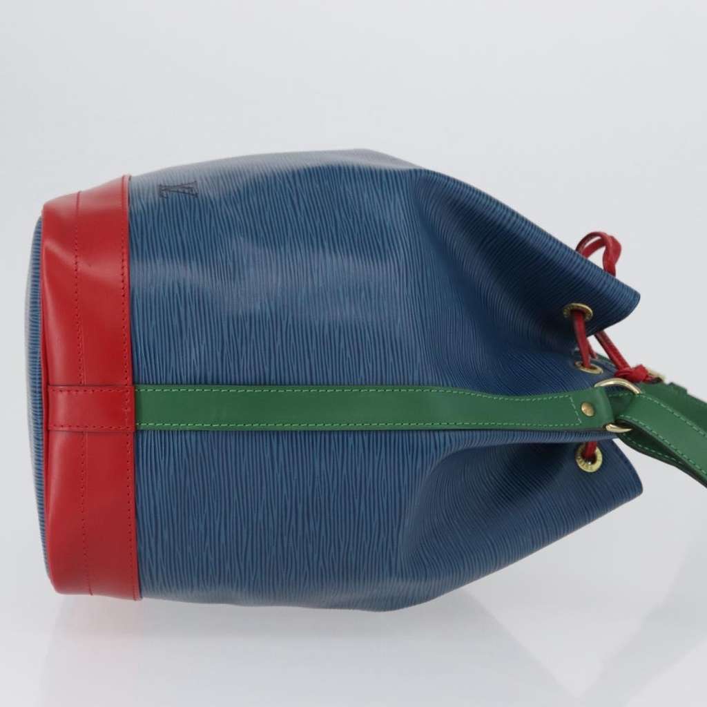 Louis Vuitton Tricolor Noe Handbag Blue Leather Good condition - Inside View