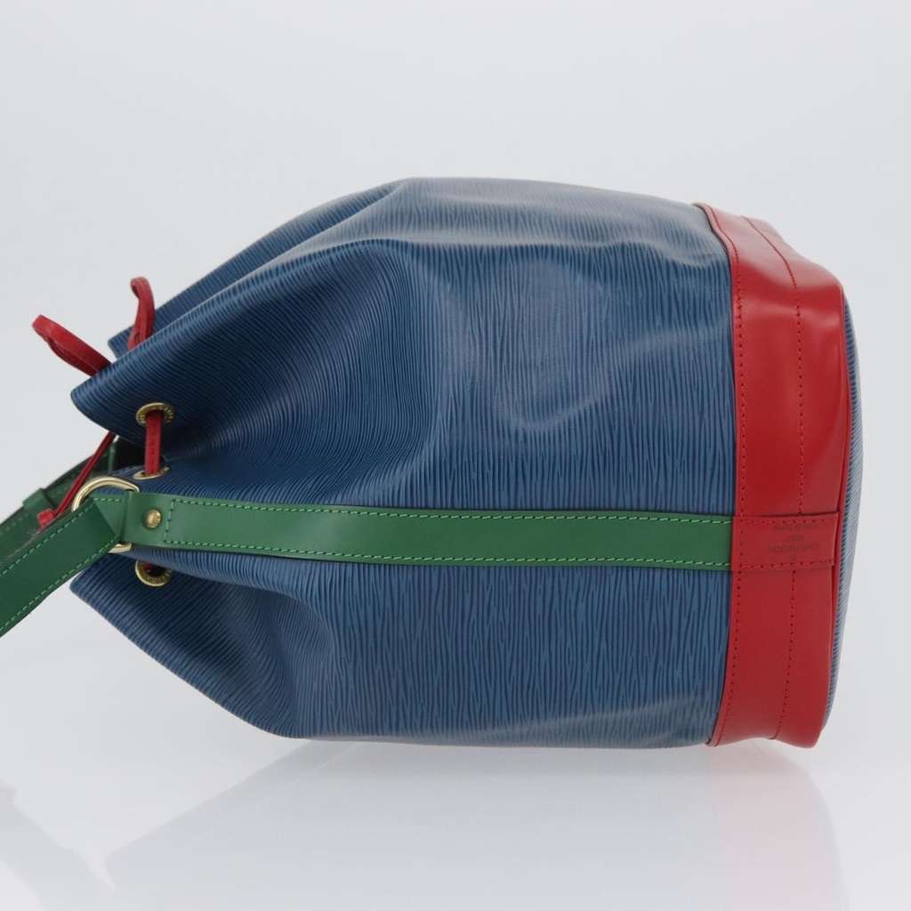 Louis Vuitton Tricolor Noe Handbag Blue Leather Good condition - Model View